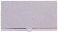 Brushed Aluminum Business Card Case